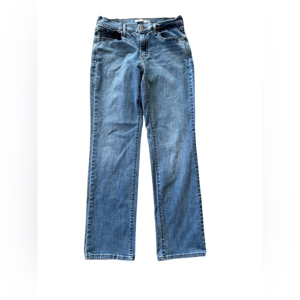 Levi’s 505 Straight Leg Jeans Women’s Size 10 Medium Wash Denim Red Tab Classic
